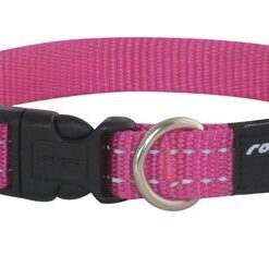Rogz Dog Collar Classic, Utility, Medium 16mm - Pink