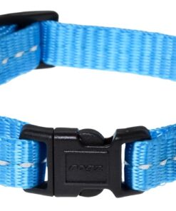 Rogz Dog Collar Classic, Utility, Medium 16mm - Turquoise