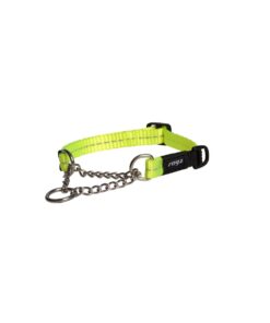 Rogz Dog Collar Control, Chain, Utility, Small 11mm - Dayglo Yellow