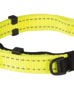 Rogz Dog Collar Safety, Utility, Medium 16mm, Pink - Yellow