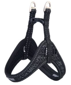 Rogz Dog Harness Fast-Fit, Utility, Extra Extra Small 12mm - Black