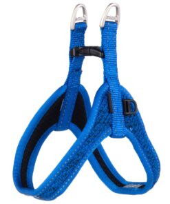 Rogz Dog Harness Fast-Fit, Utility, Small 16mm - Blue