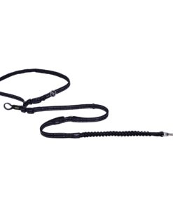 Rogz Dog Lead, Handsfree, Utility, Medium - Black