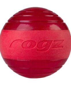 Rogz Dog Squeak Ball Squeekz Medium 64mm - Red