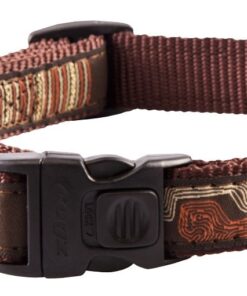 Rogz - Fancy Dress Dog Collar - Mocha Bone