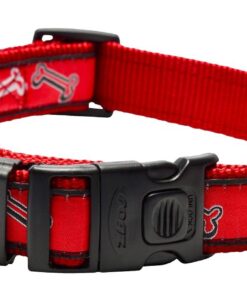 Rogz - Fancy Dress Dog Collar - Red Bone