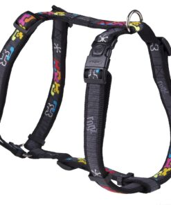 Rogz - Fancy Dress Extra Large 25mm Armed Response Dog H-Harness - Black