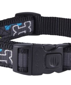 Rogz - Fancy Dress Large 20mm Beach Bum Dog Collar - Black