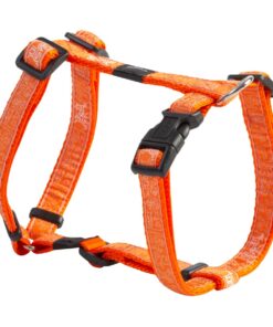 Rogz Fancy Dress Medium 16mm Classic Harness - Orange Doodle