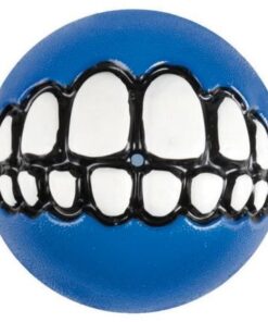 Rogz - Grinz Dog Treat Ball Large Blue