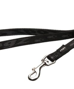 Rogz Medium Alpinist Matterhorn Fixed Dog Lead - 16mm Black