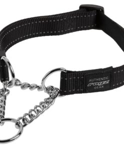Rogz - Obedience Half-Check Dog Collar Lumberjack Black