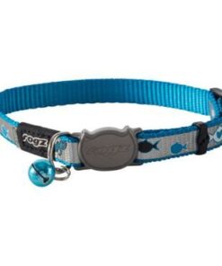 Rogz - oCat 8mm Collar - Blue Fish