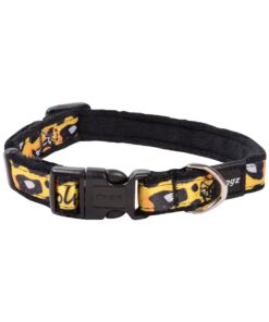Rogz Small Dogs Classic Collar - Fashion - Medium - Leopard Bone