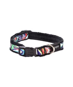 Rogz Small Dogs Classic Collar - Fashion - Small - Wild Stripes