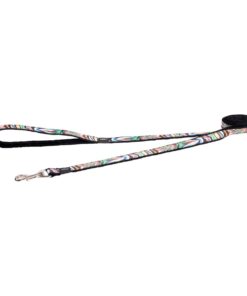 Rogz Small Dogs Classic Lead - Fashion - Medium - Wild Stripes