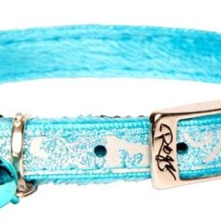 Rogz - SparkleCat 8mm Pin Buckle Cat Collar - Turquoise