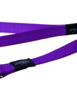 Rogz - Utility 20mm Fixed Dog Lead - Purple