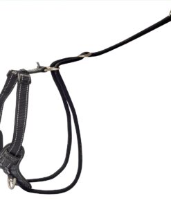Rogz Utility Extra Large 25mm Stop-Pull Harness - Black