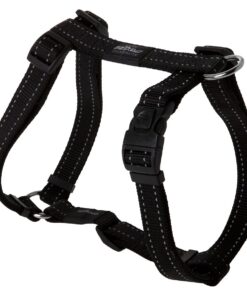 Rogz - Utility Extra-Large Lumberjack Dog H-Harness - Black