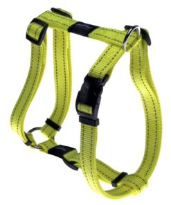 Rogz - Utility Lumberjack Dog H-Harness - XL 25mm - Yellow Reflective