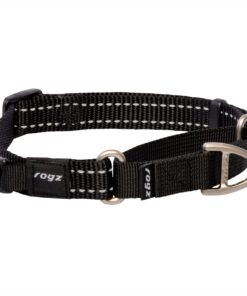 Rogz Utility Medium Control Collar Web - Black