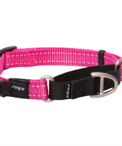 Rogz Utility Medium Control Collar Web - Pink