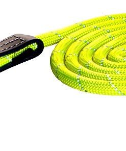 Rogz - Utility Rope 0.9cm Medium 1.8m Long Dog Leash - Reflective - Yellow