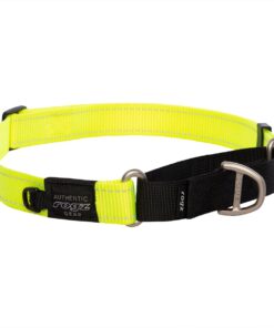 Rogz Utility Small Control Collar Web - Dayglo Yellow