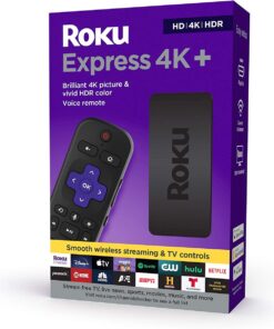 Roku Express 4K+ Streaming Media Player with Voice Remote