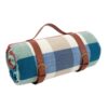 Roll Up Picnic Blanket - Green, Blue