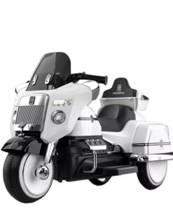 Rolls Royce Inspired Kids Electric Ride on Scooter - White