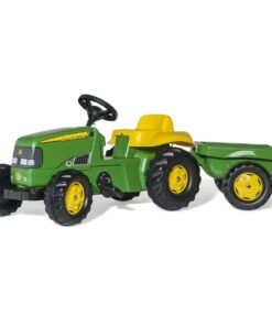 rollyKids John Deere Pedal Tractor with Trailer