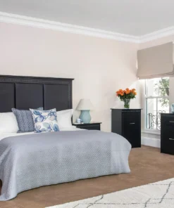 Roma MK2 3 Piece Bedroom Suite, Black