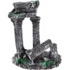 Roman Ruins Aquarium Decor with Sturdy Base - 11cm x 13cm