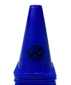 Ronex Agility Training Sport Cone - 15cm/6 inch - Pack of 10 - Blue