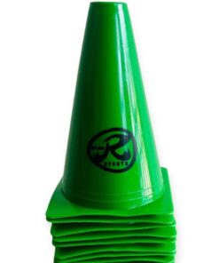 Ronex Agility Training Sport Cone - 15cm/6 inch - Pack of 10 - Green