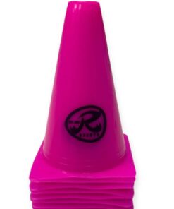 Ronex Agility Training Sport Cone - 15cm/6 inch - Pack of 10 - Pink