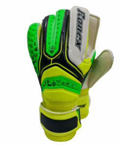 Ronex Goalkeeper Gloves with finger protection Green - 10'