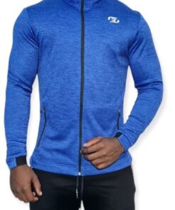 Ronex Men's Tech Jacket - Royal Melange - 2XL