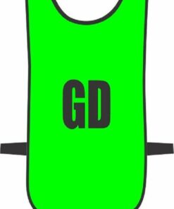 Ronex Netball Bibs With Positions (Senior) - Lum Green/Black