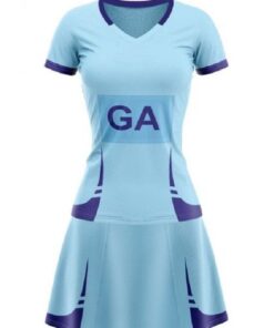 Ronex Netball Kit Rc-909 (Adult) - Navy/Gold - Women - Sky/Navy