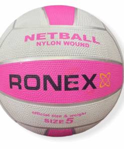 Ronex Netball Size 5 Pink/White