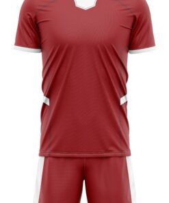 Ronex RC-1502 Rugby Full Team kit - Set of 22 - Adult - Maroon/White