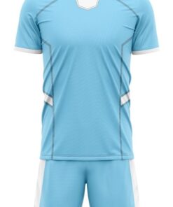 Ronex RC-1502 Rugby Full Team kit - Set of 22 - Adult - Sky/White