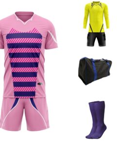 Ronex RC-720 Soccer Team Kit Combo (Junior) - Pink/Navy/White