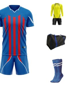 Ronex RC-720 Soccer Team Kit Combo (Junior) - Royal/Red/White