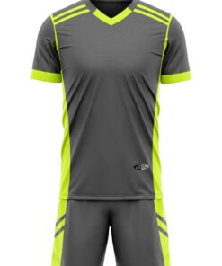 Ronex RC-741 Soccer Kit Combo Charcoal/Lime (Youth)