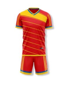 Ronex RC-746 Soccer Kit Sublimation  Combo (Adult) - Red/Gold/Royal