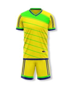 Ronex RC-746 Soccer Kit Sublimation  Combo (Adult) - Yellow/Neon Green/Royal